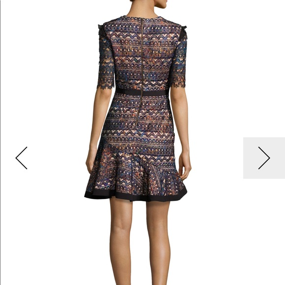 NEW • Saloni • Juno Butterfly Lace Mini Dress - Picture 2 of 7